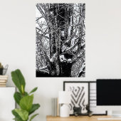 Das MUSEUM Zazzle-Poster von Snowy Maple Poster (Heimbüro)