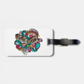 Das musikalische Design Gepäckanhänger (Rückseite horizontal)