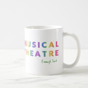 Das musikalische genügende Theater sagte Tasse