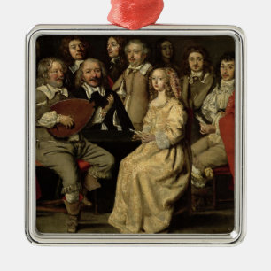 Das musikalische Wiedersehen, 1642 Silbernes Ornament