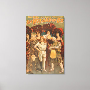 "Das musikalisches Theater-Plakat #1 Zauberers von Leinwanddruck