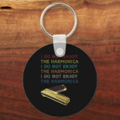 Das Musikband-Geschenk der Harmonica Instrument Bl Schlüsselanhänger (Vorderseite)