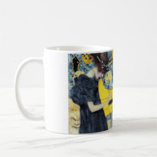 Das Musikbild von Gustav Klimt Kaffeetasse (Links)