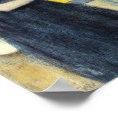 Das Musikbild von Gustav Klimt Poster (Ecke)