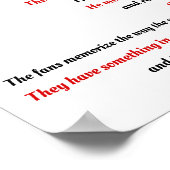 Das musikische Gedicht Poster (Ecke)