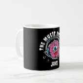 Das Musikmonster Personalisiert Coffee Tasse (Vorderseite Links)