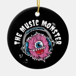 Das Musikmonster - Personalisiertes Ornament
