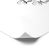 Das Musikposter drucken Poster (Ecke)