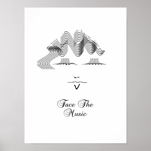 Das Musikposter drucken Poster (Vorne)