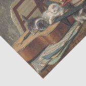 Das Musikunterricht von Henriette Ronner-Knip Seidenpapier (Ausschnitt)