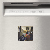 Das Musikunterricht von Johannes Vermeer Magnet (In Situ (Geschirrspüler))