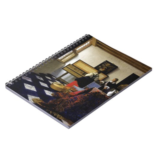 Das Musikunterricht von Johannes Vermeer Notizblock (Linke Seite)