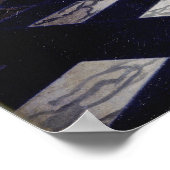 Das Musikunterricht von Johannes Vermeer Poster (Ecke)