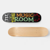 DAS MUSIKZIMMER, JMT Skateboard, 7¾ Zoll Deck Skateboard (Horizontal)