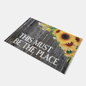 Das muss der Ort sein Fußmatte (Schrägansicht)