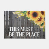 Das muss der Ort sein Fußmatte (Vorderseite)