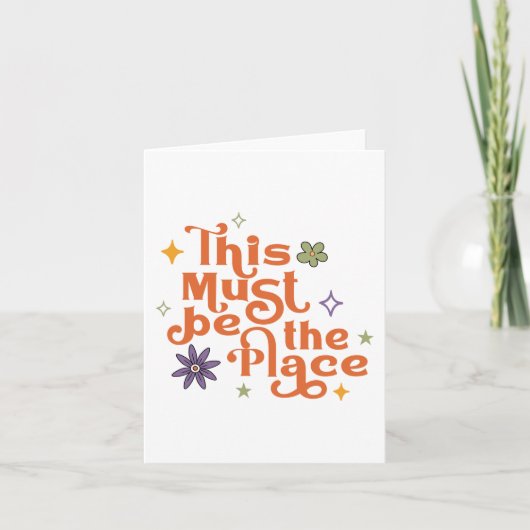 Das muss der Ort sein Karte (Vorderseite)