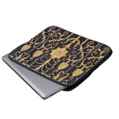 Das Muster an der metallischen Gate Laptopschutzhülle (Vorne Knopf)