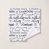 Das Muster berühmter Künstler Badhandtuch Set (Waschlappen)