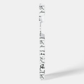 Das Muster berühmter Künstler iPhone Hülle (Linke Seite)