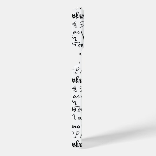 Das Muster berühmter Künstler iPhone Hülle (Rechte Seite)