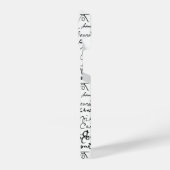 Das Muster berühmter Künstler iPhone Hülle (Linke Seite)