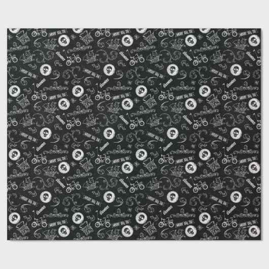 Das Muster der Goonies-Symbole Geschenkpapier (Flach)