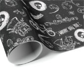 Das Muster der Goonies-Symbole Geschenkpapier (Rolleneckpunkt)