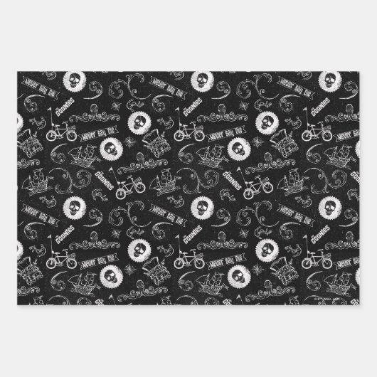 Das Muster der Goonies-Symbole Geschenkpapier Set (Vorderseite 2)