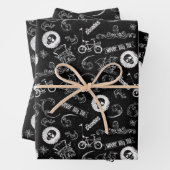 Das Muster der Goonies-Symbole Geschenkpapier Set (Beispiel)