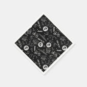 Das Muster der Goonies-Symbole Serviette (Ecke)