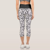 Das Muster der Goonies-Zeichen Capri Leggings (Rückseite)