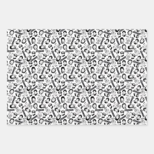 Das Muster der Goonies-Zeichen Geschenkpapier Set (Vorderseite 3)