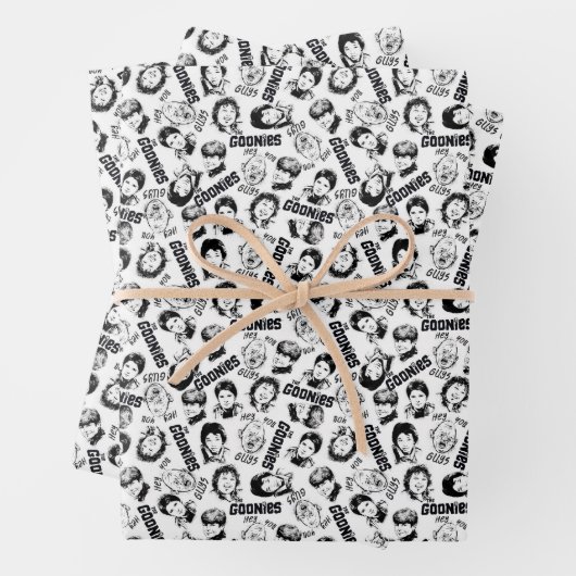 Das Muster der Goonies-Zeichen Geschenkpapier Set (Beispiel)