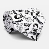 Das Muster der Goonies-Zeichen Krawatte (Gerollt)