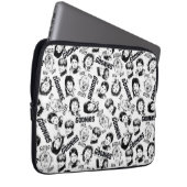 Das Muster der Goonies-Zeichen Laptopschutzhülle (Vorne Rechts)