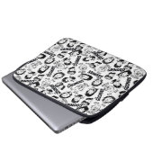 Das Muster der Goonies-Zeichen Laptopschutzhülle (Vorne Knopf)