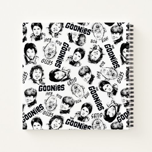 Das Muster der Goonies-Zeichen Notizblock (Rückseite)