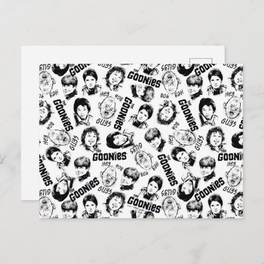 Das Muster der Goonies-Zeichen Postkarte (Vorne/Hinten)