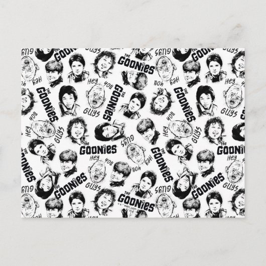 Das Muster der Goonies-Zeichen Postkarte (Vorderseite)