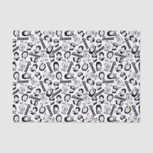 Das Muster der Goonies-Zeichen Seidenpapier (Vorderseite)
