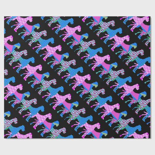 Das Muster der großen Dürre Geschenkpapier (Flach)