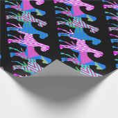 Das Muster der großen Dürre Geschenkpapier (Ecke)