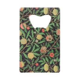 Das Muster der grünen und roten Früchte von Willia Geldbeutel Flaschenöffner