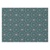 Das Muster der psychedelischen Augen der Perser Tischdecke (Vorderseite (Horizontal))