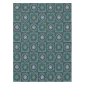 Das Muster der psychedelischen Augen der Perser Tischdecke (Vorderseite)