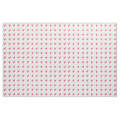 Das Muster der rosa Herz Zeichne Stoff (Yard (91,4 cm))