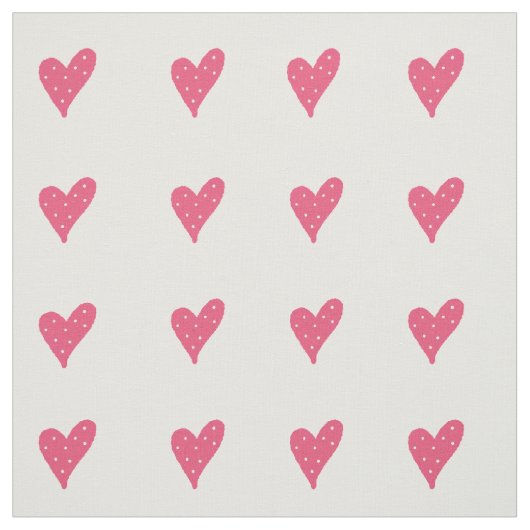 Das Muster der rosa Herz Zeichne Stoff (Muster)