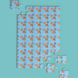 Das Muster der Sbuirrels-Schwimmköpfe Puzzle