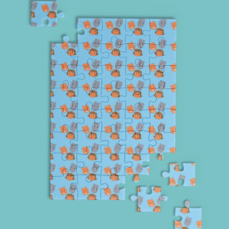 Das Muster der Sbuirrels-Schwimmköpfe Puzzle